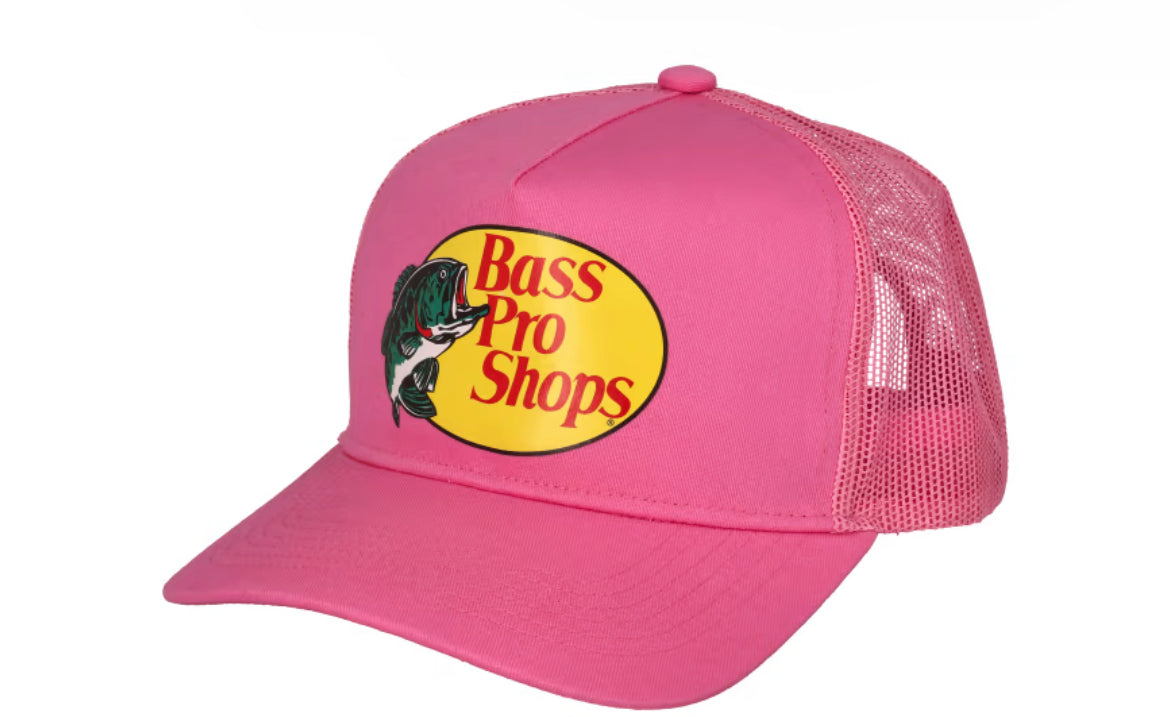 Bass Pro Shop Trucker Hat Pink