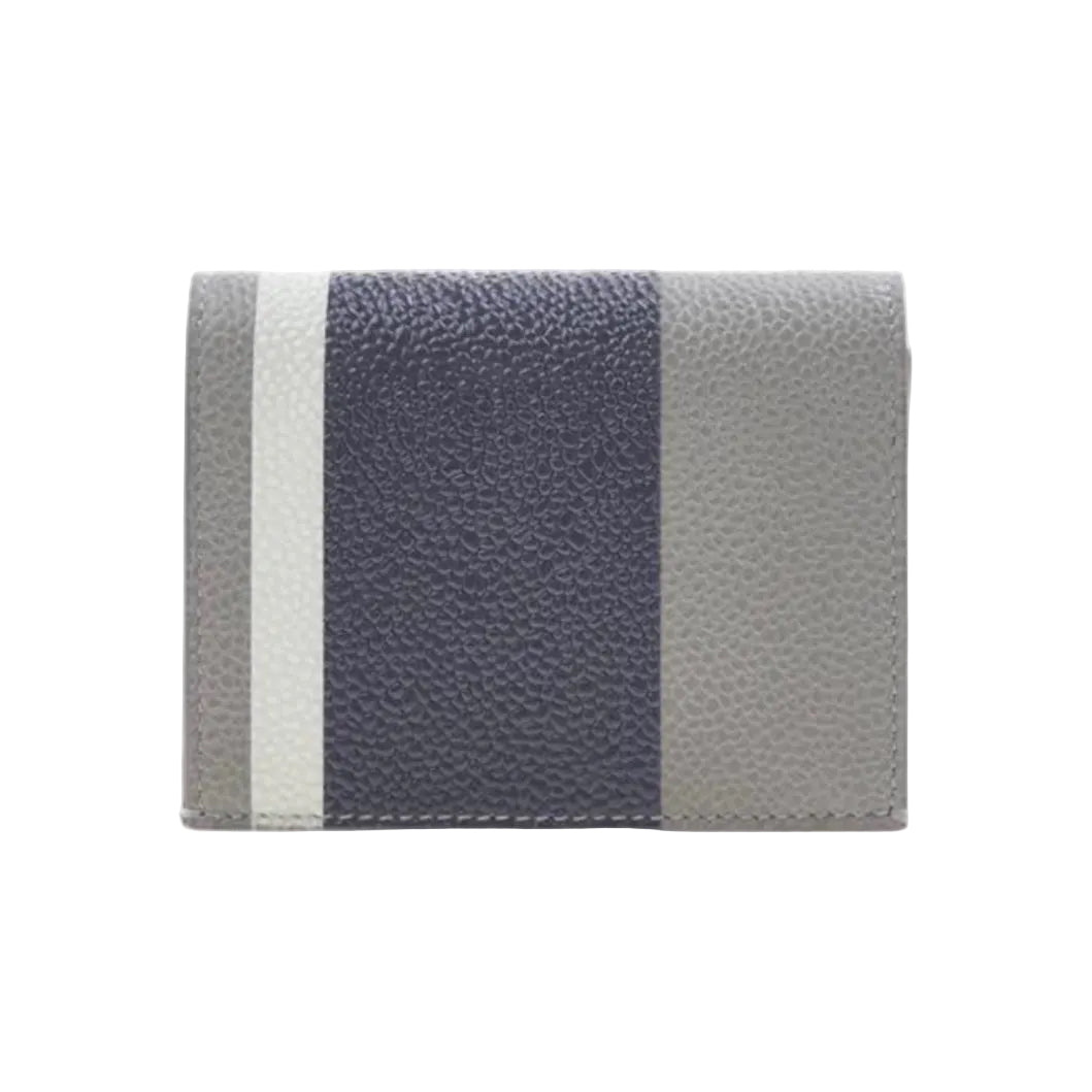 Thom Browne Double Card Holder Grey White