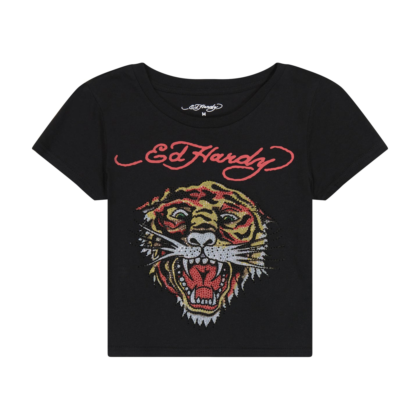 Ed Hardy Tiger Rhinestone Shirt