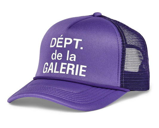 Gallery Dept French Logo Purple Trucker