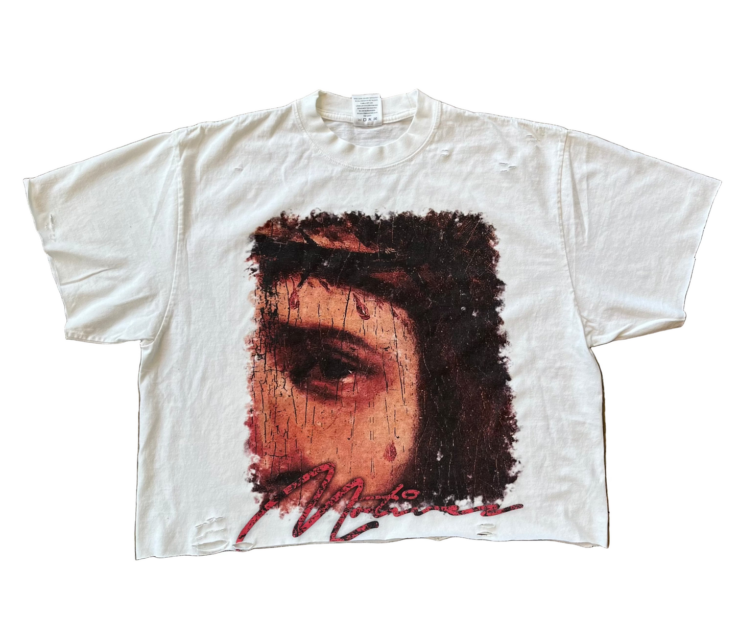 God Motives Jesus Tee White