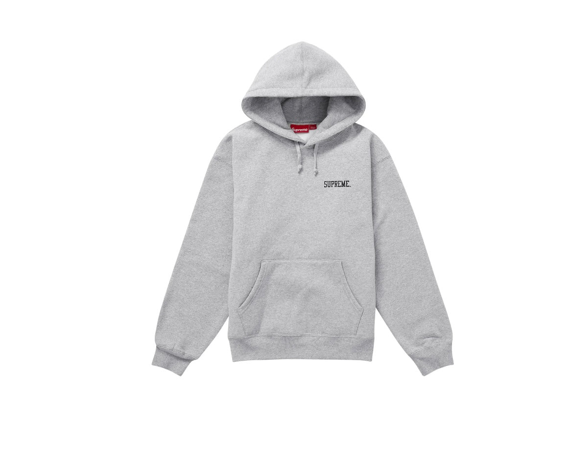 Supreme Anarchy Hooded Sweatshirt Heather Grey
