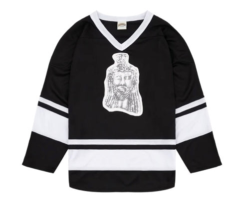 Bravest Black Jesus Piece Hockey Jersey