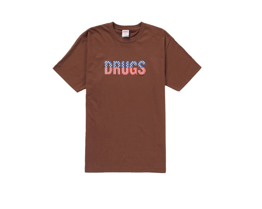 Supreme Drugs Tee Brown