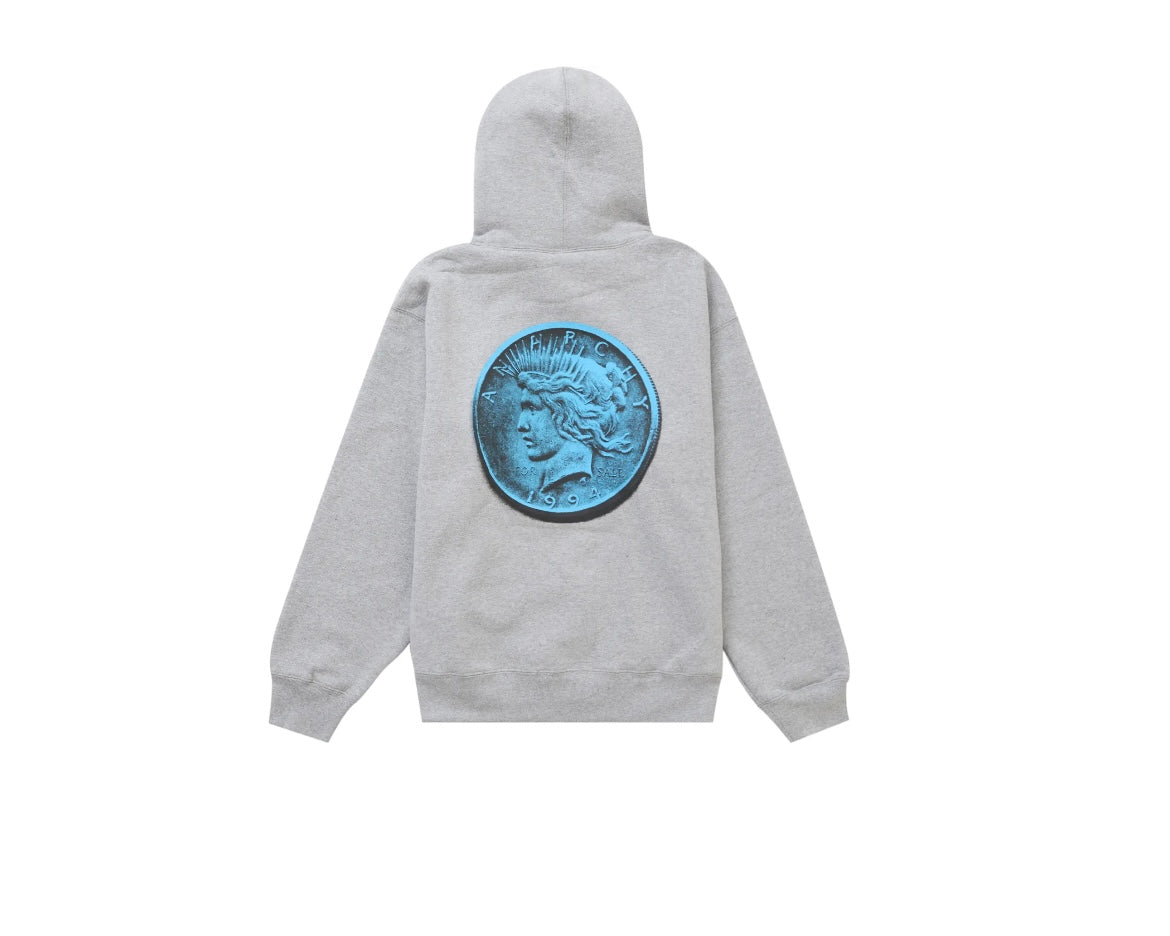 Supreme Anarchy Hooded Sweatshirt Heather Grey
