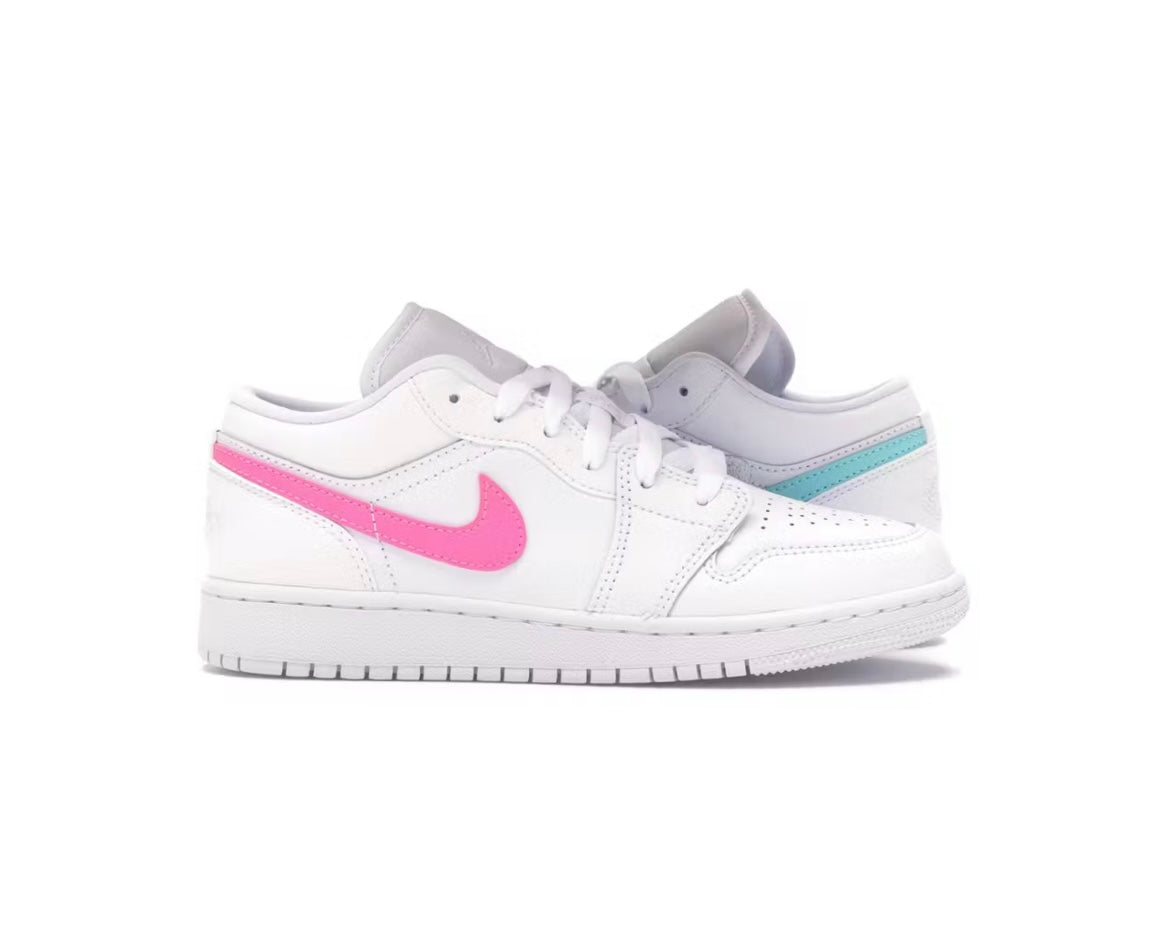 Jordan 1 Low White Neon
