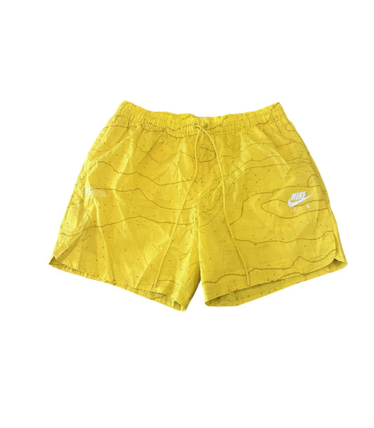 Nike Lined Yellow Woven Shorts