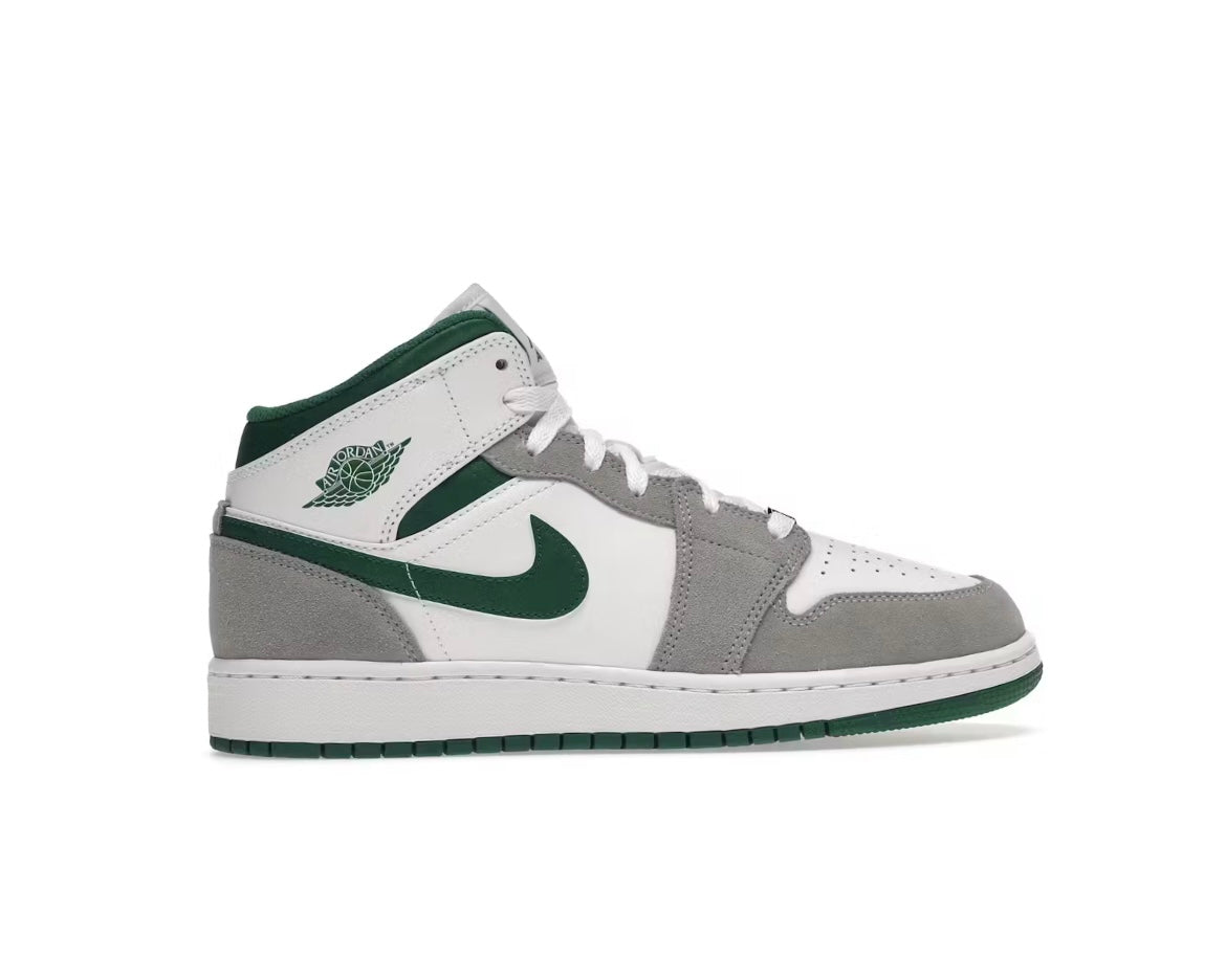 Jordan 1 Mid Se White Pine Green Smoke Grey
