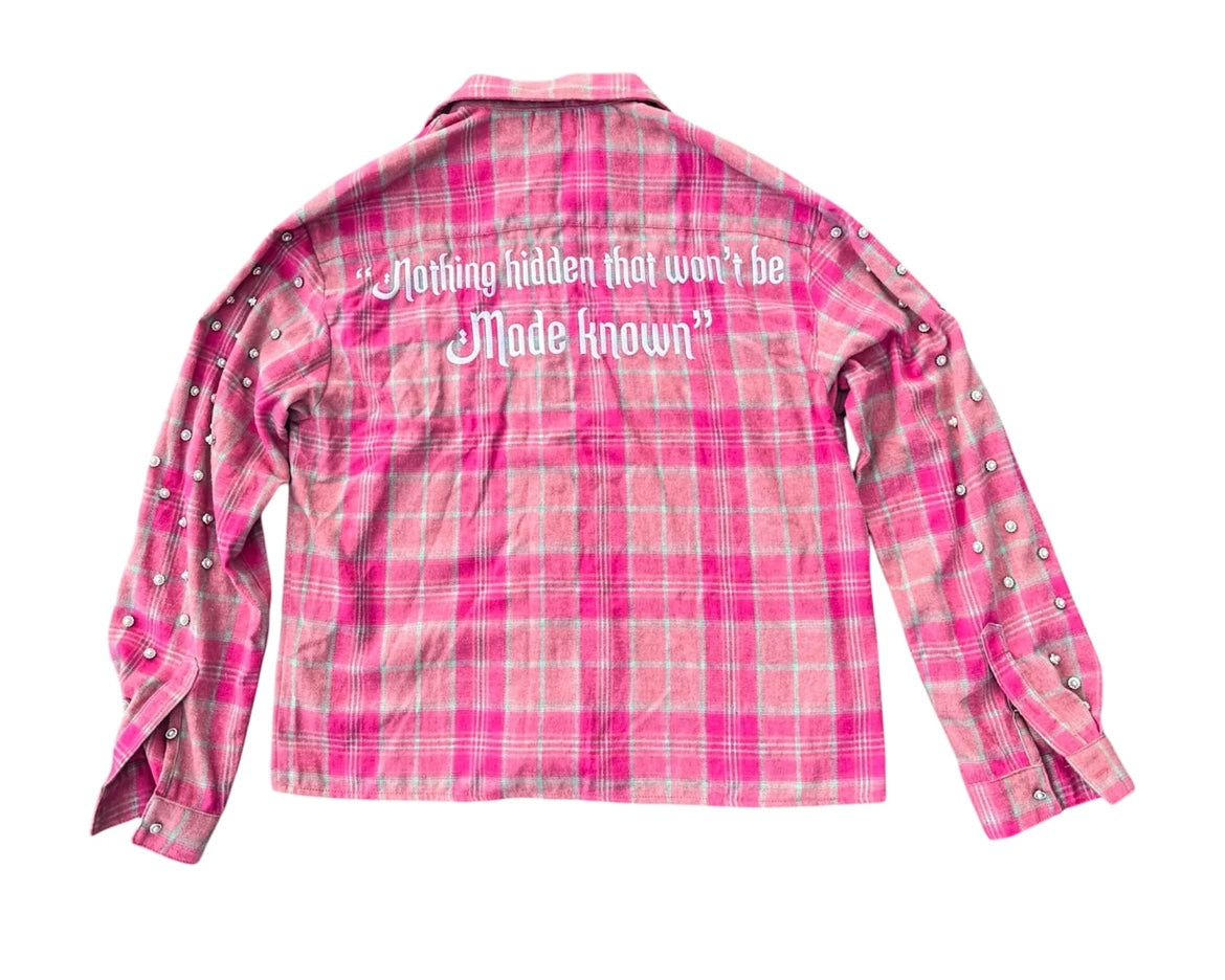 Hidden Beliefs Pink Pearl Flannel