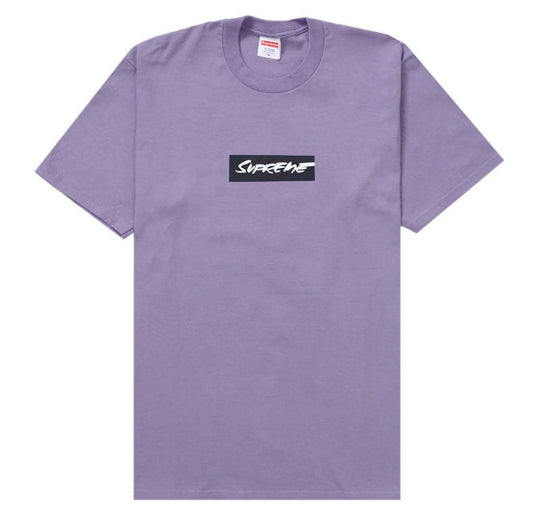 Supreme Futura Box Logo Tee Purple