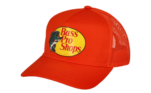 Bass Pro Shop Orange Trucker Hat