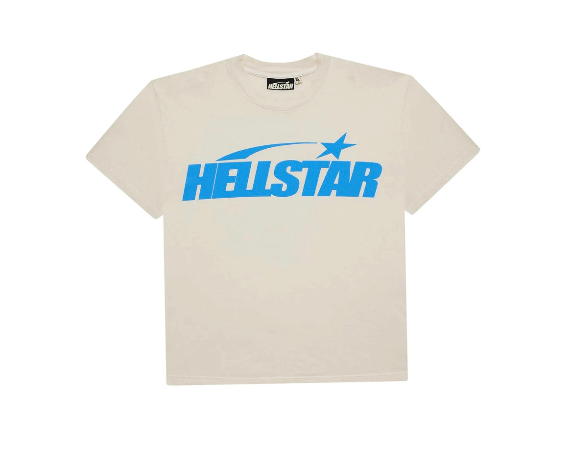 Hellstar Blue On White Classic Tee