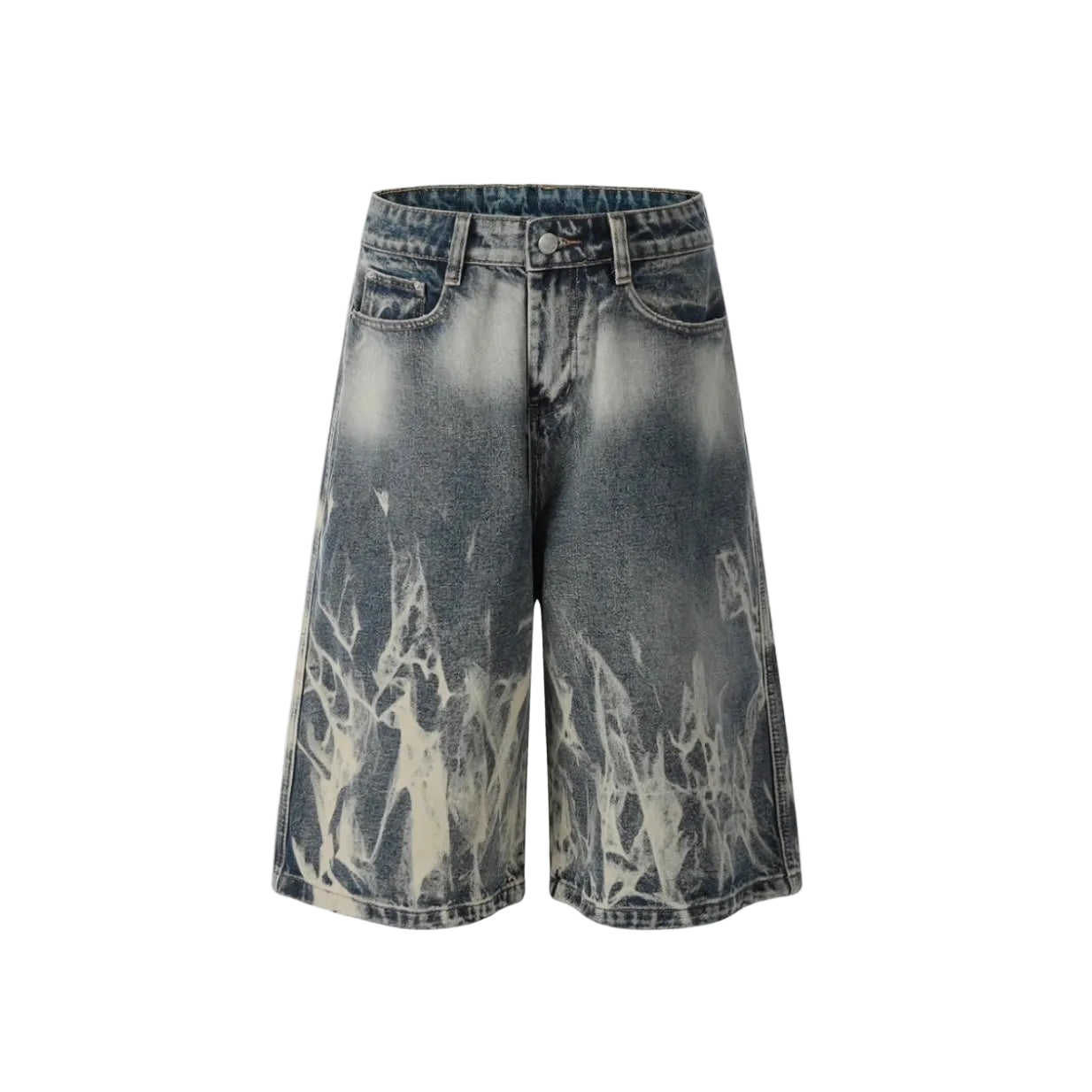 Undeveloped Acid Denim Jorts