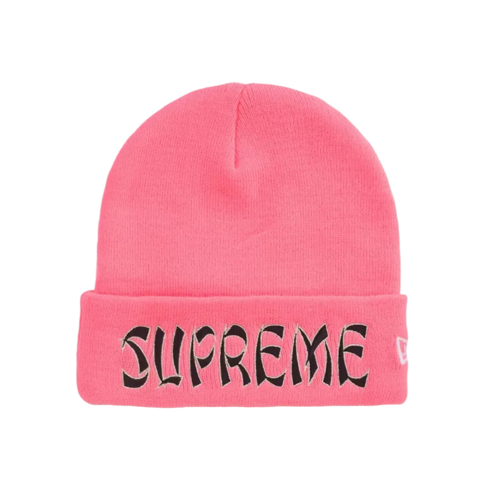 Supreme New Era Action Beanie Pink