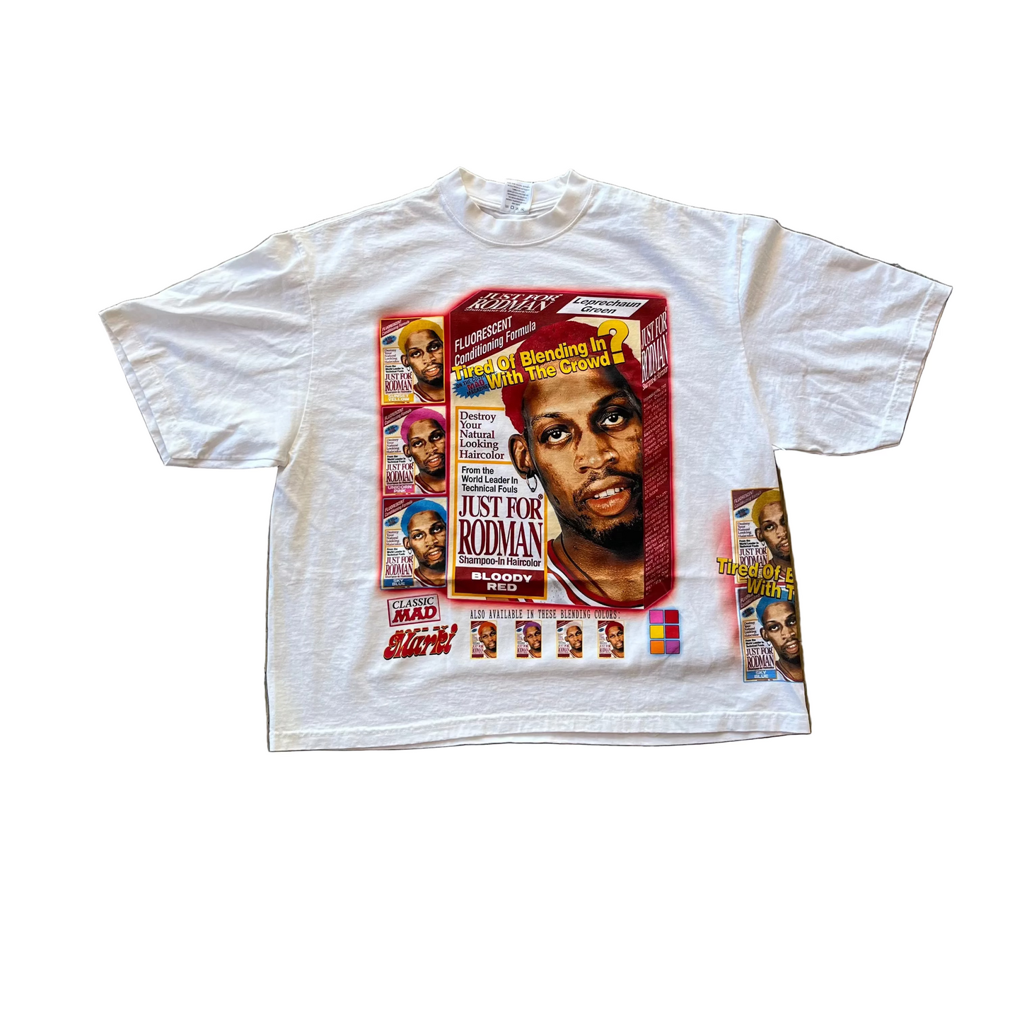 Red Dennis Rodman Hair Dye Tee