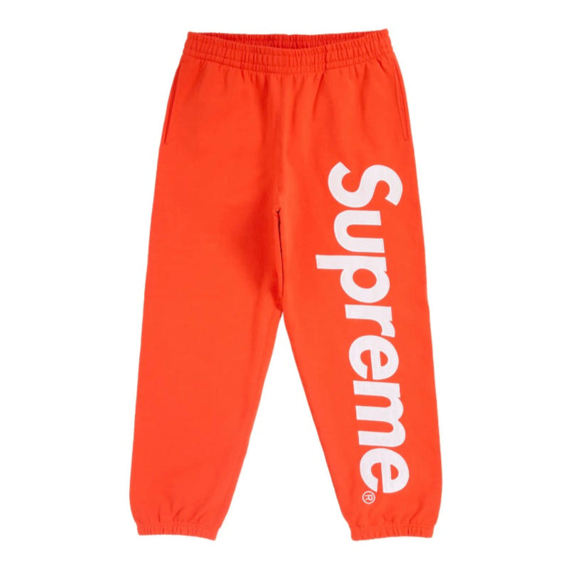 Supreme Satin Applique Sweatpant (FW24) Bright Orange