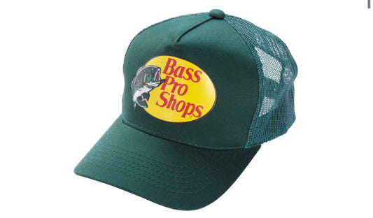 Bass Pro Shop Dark Green Trucker Hat