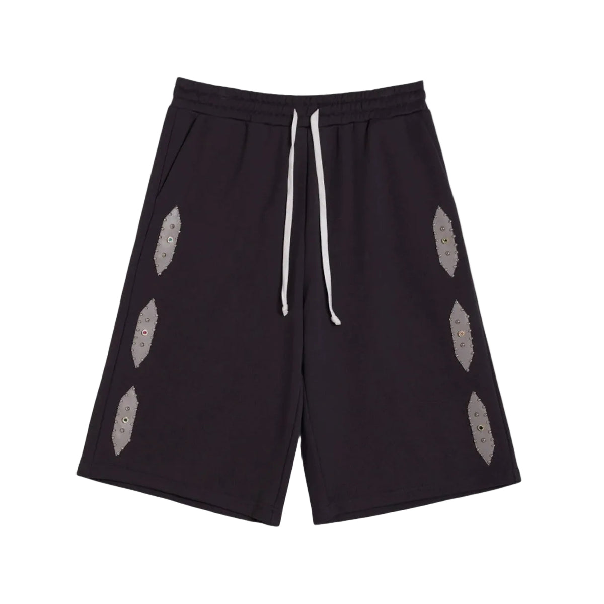 AZVA Studded Sweat Shorts