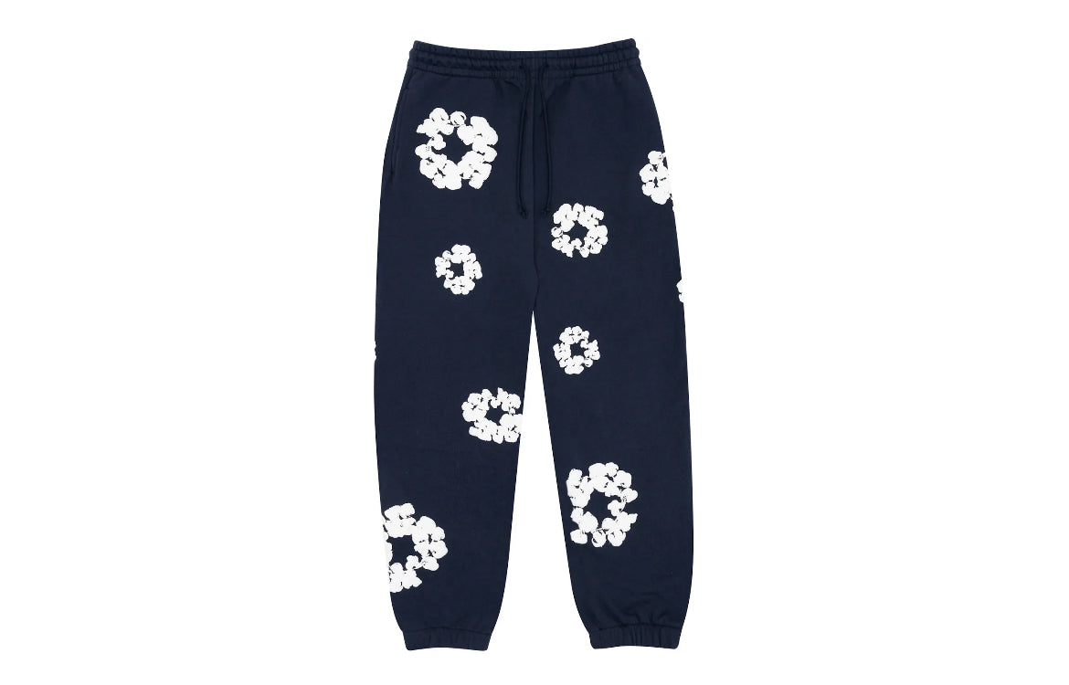 Denim Tears The Cotton Wreath Sweatpants Navy