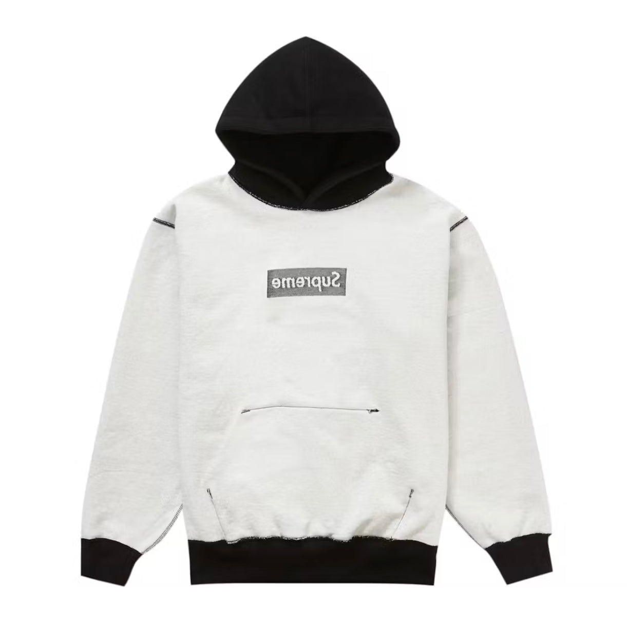 Supreme Inside Out Box Logo Hoodie Black