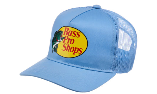 Bass Pro Shop Light Blue Trucker Hat