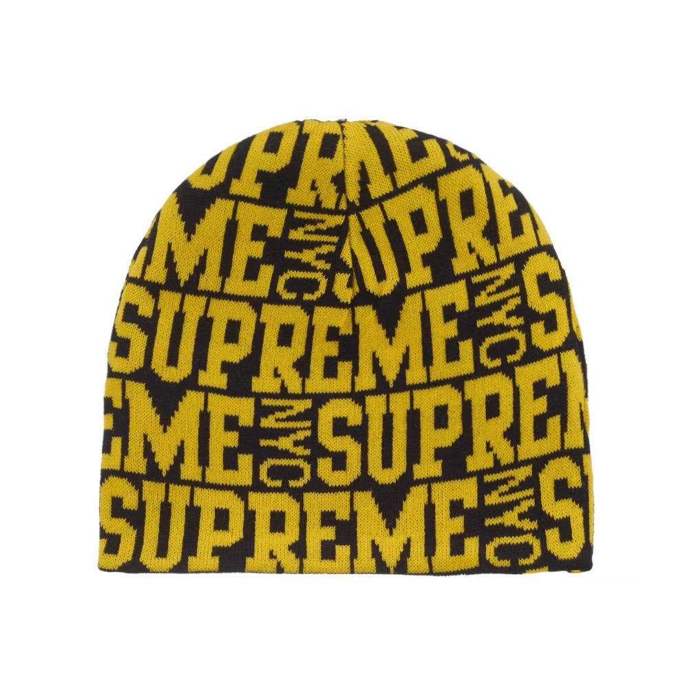 Supreme Reversible Camo Beanie Black