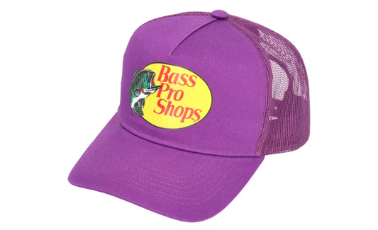 Bass Pro Shop Purple Trucker Hat