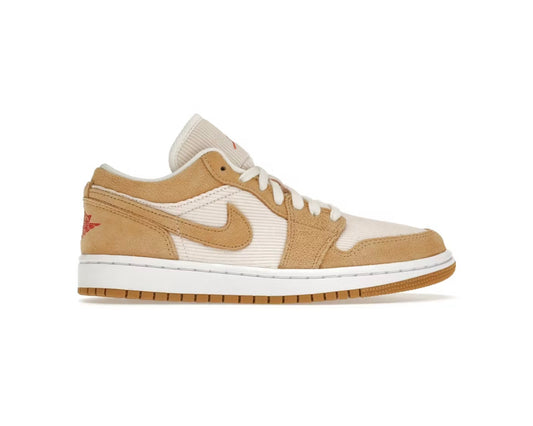 Jordan 1 low orange quartz corduroy