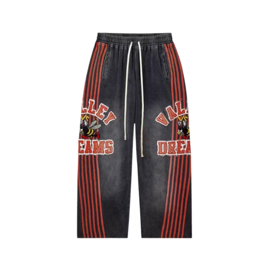 Vale Anthem Sweatpants Red Black