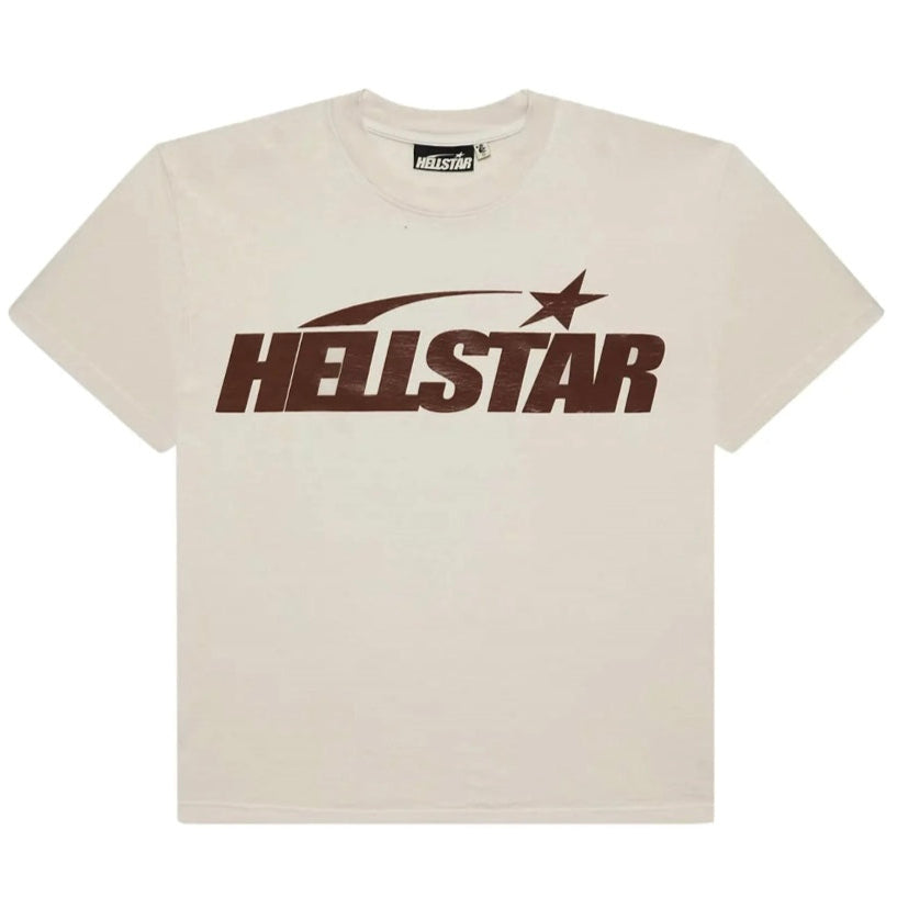 Hellstar Classic Logo White Brown