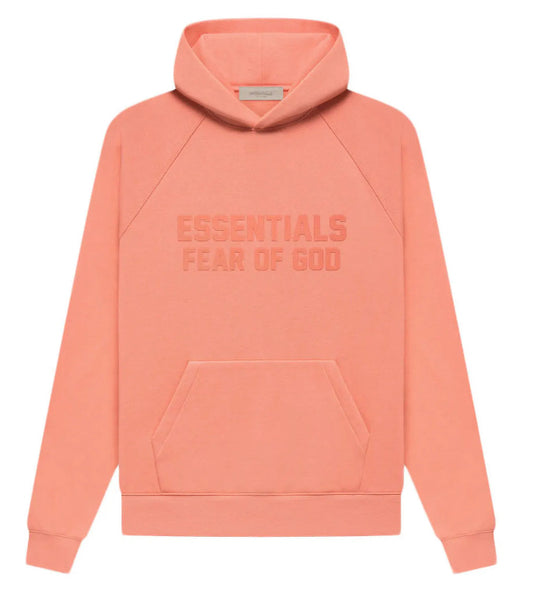 Essentials Fear Of God Coral Hoodie