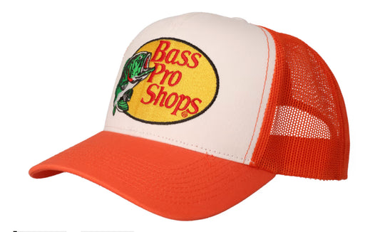 Bass Pro Shop Embroidered Trucker Hat Orange