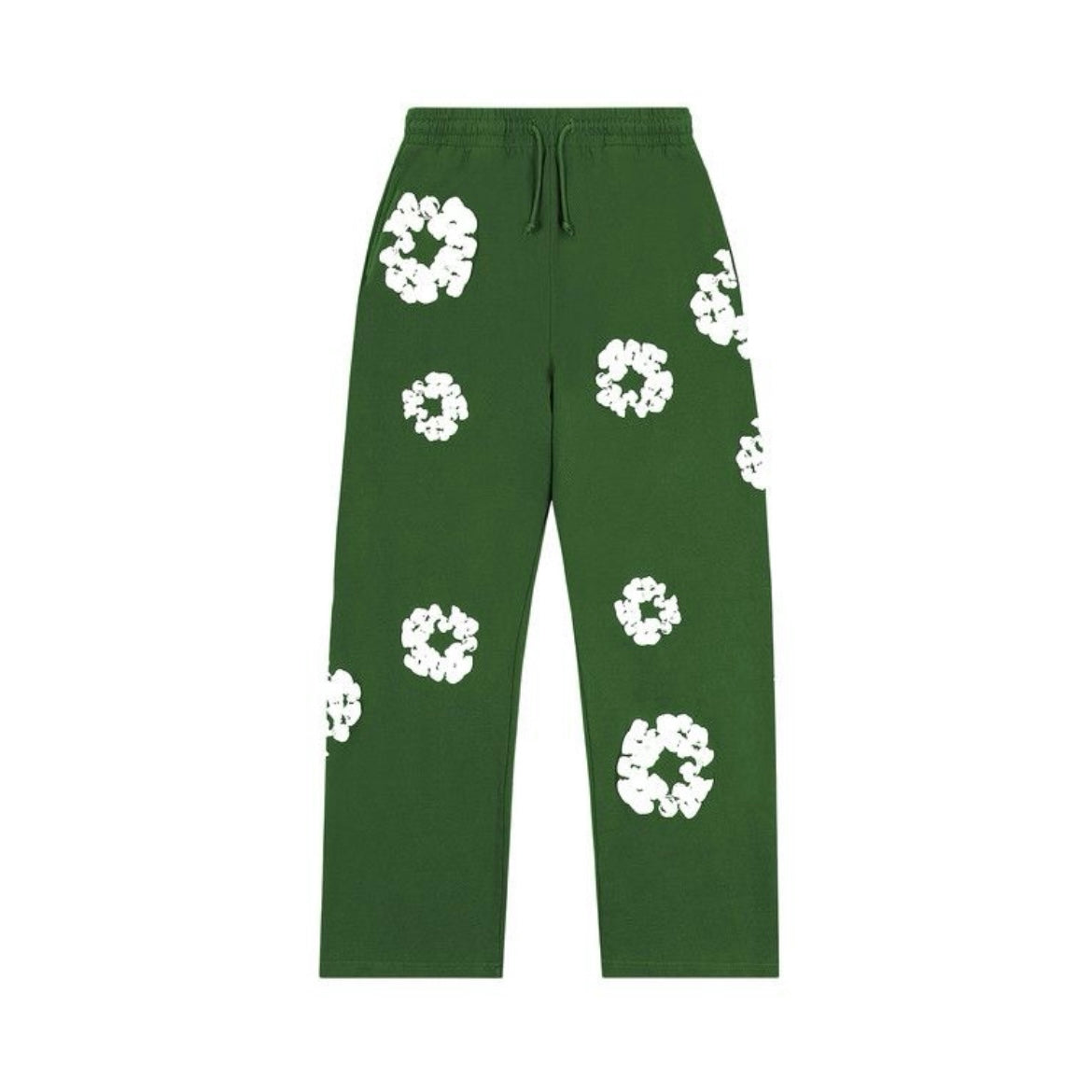 Denim Tears Cotton Wreath Baggy Sweatpants Green
