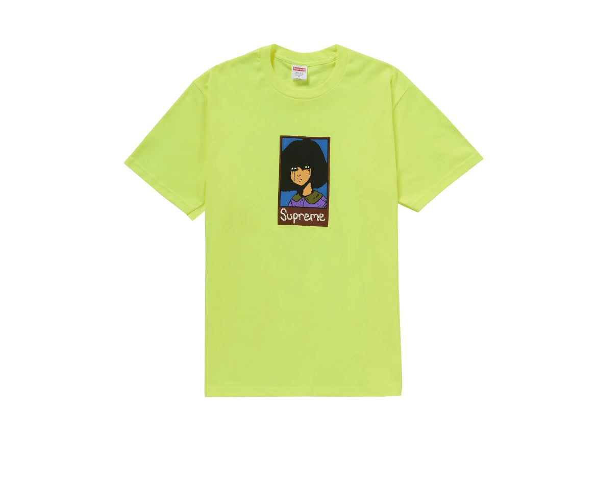 Supreme Emo Tee Neon Yellow