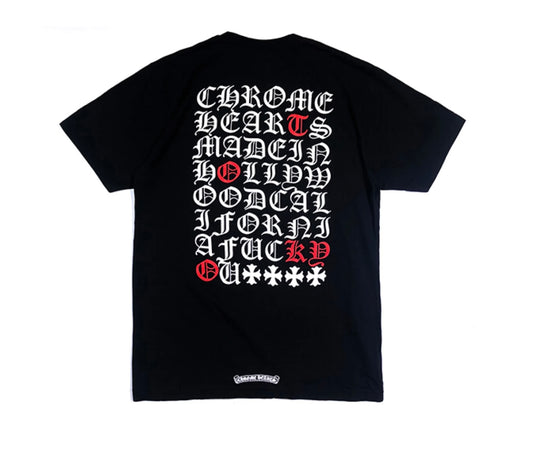Chrome Hearts Made In Hollywood Black Tee