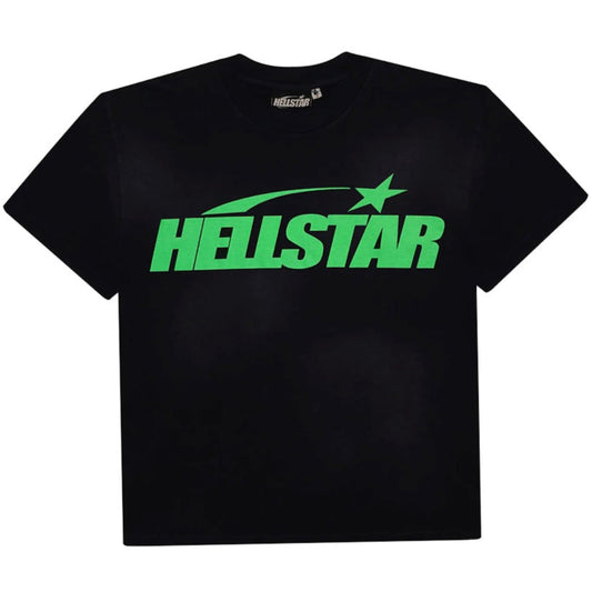 Hellstar Green On Black Classic Tee