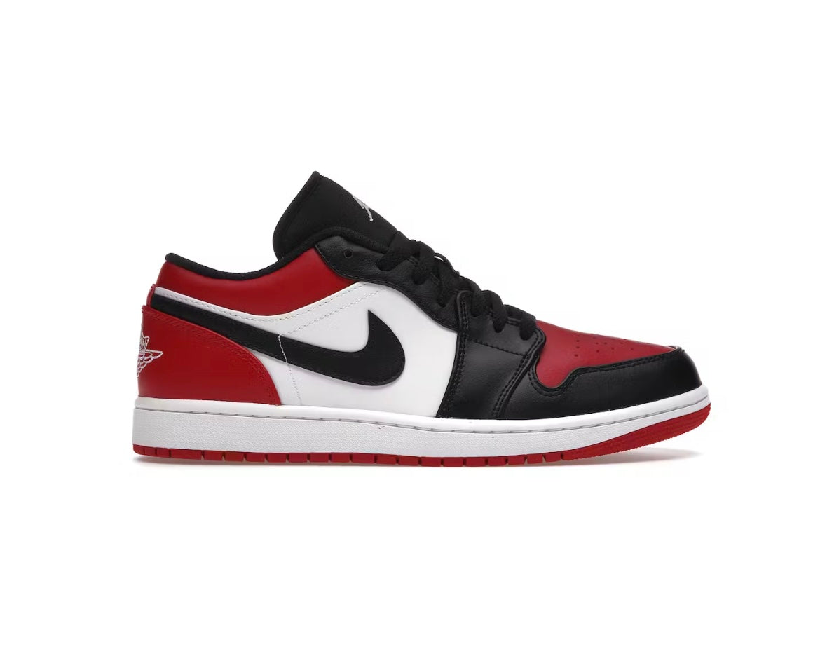 Jordan 1 Low Bred Toe