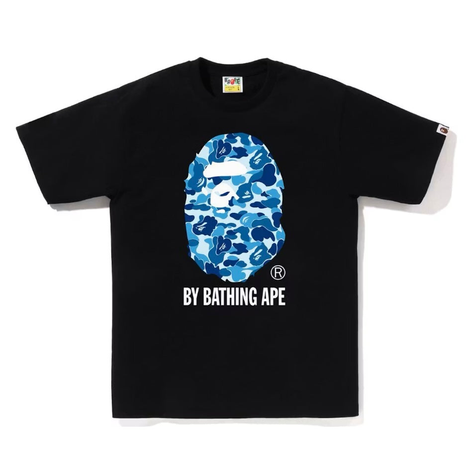 Bape ABC Camo Ape Tee Black & Blue