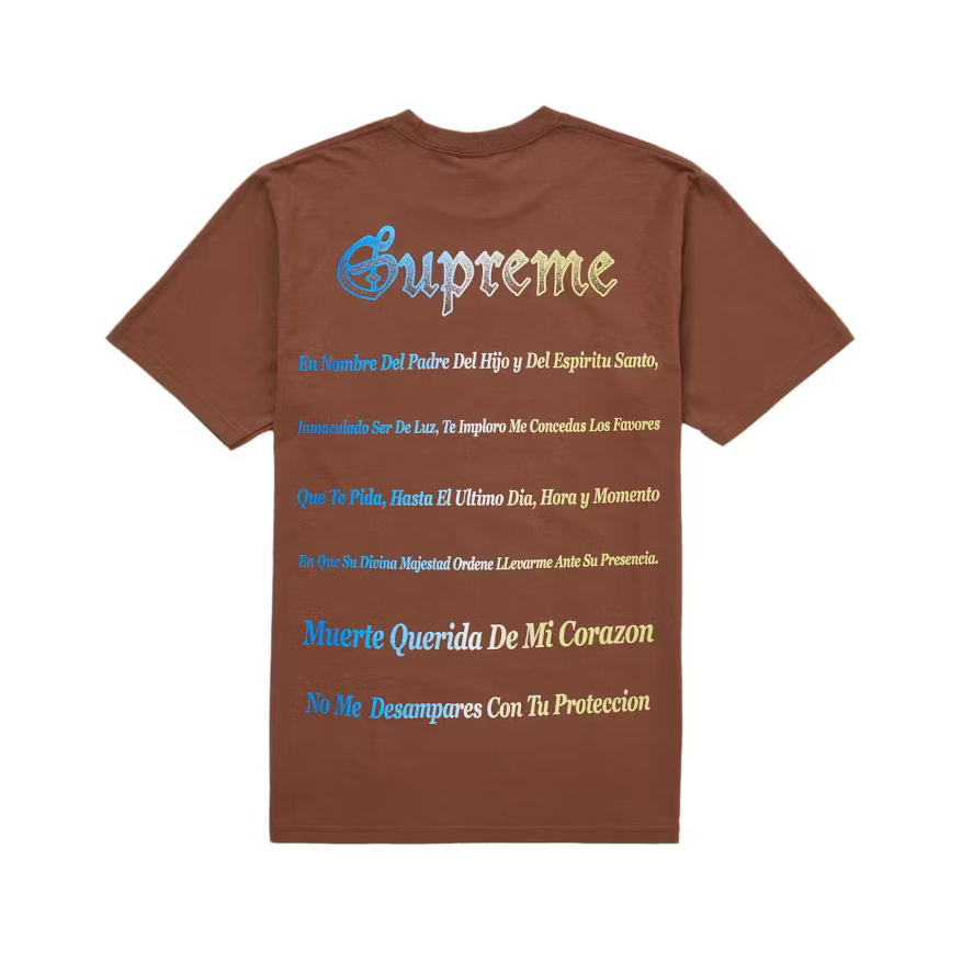 Supreme Grim Reaper Tee Brown