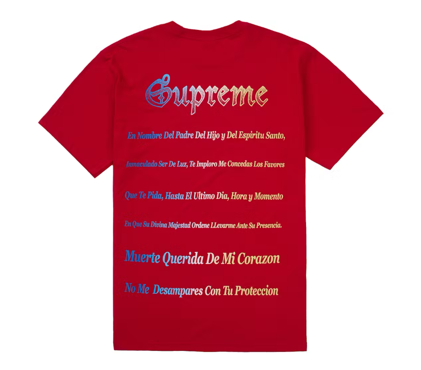 Supreme Grim Reaper Tee Red