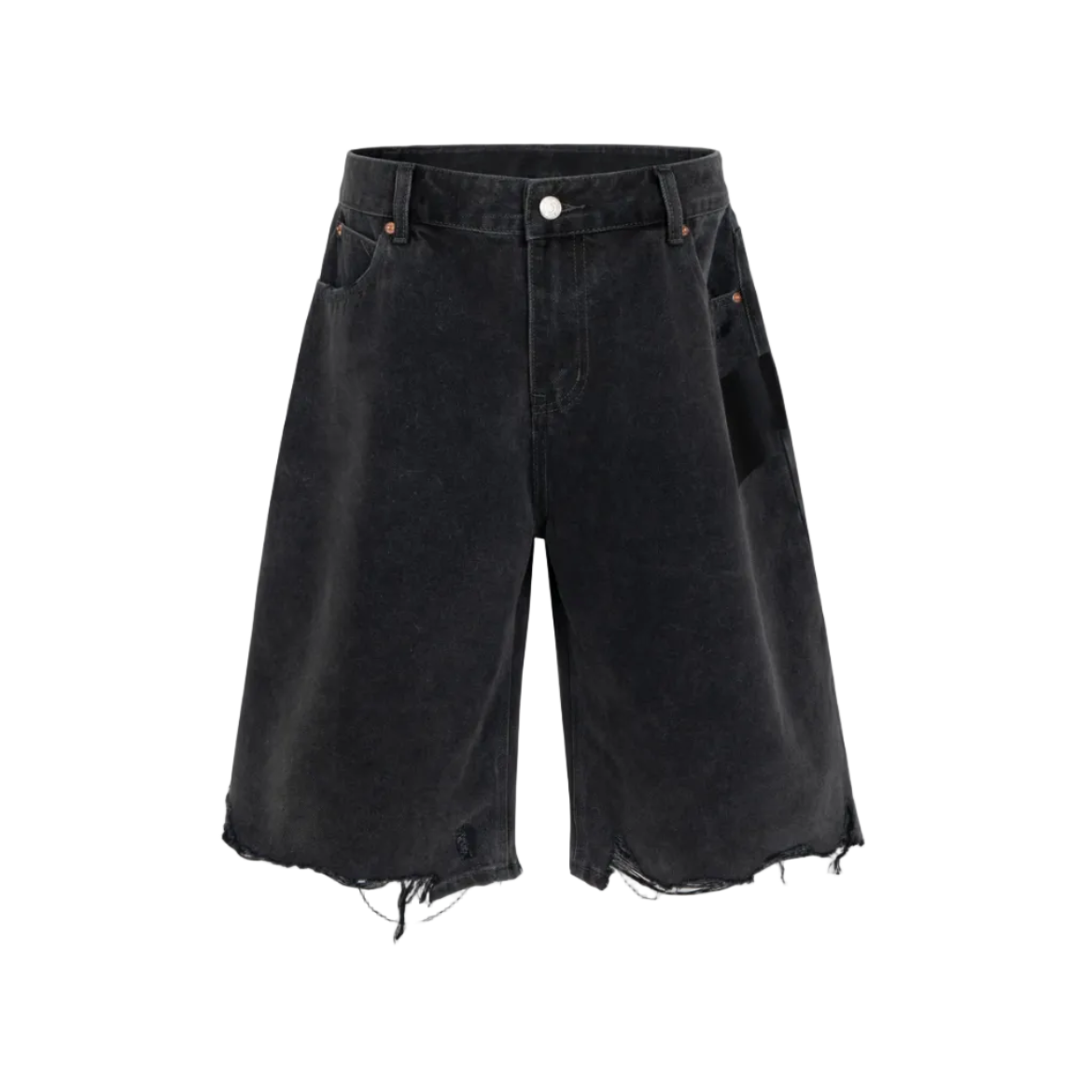 Undeveloped Noir Cutoff Denim Jorts