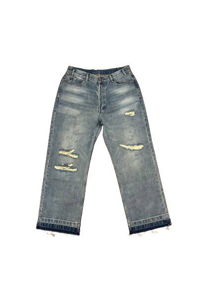 Bravest Trashed Baggy Denim