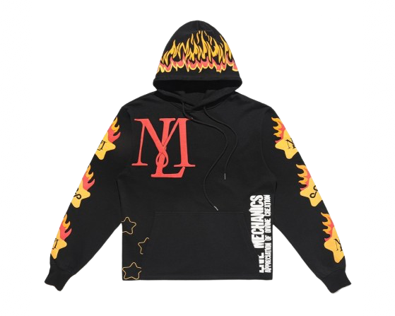 Live Mechanics Shooting Star Hoodie Black