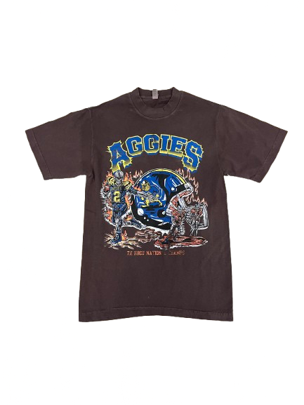 Campus Cargo Aggies NC A&T Tee Brown V2