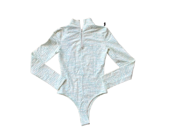 VFILES White/Teal Bodysuit