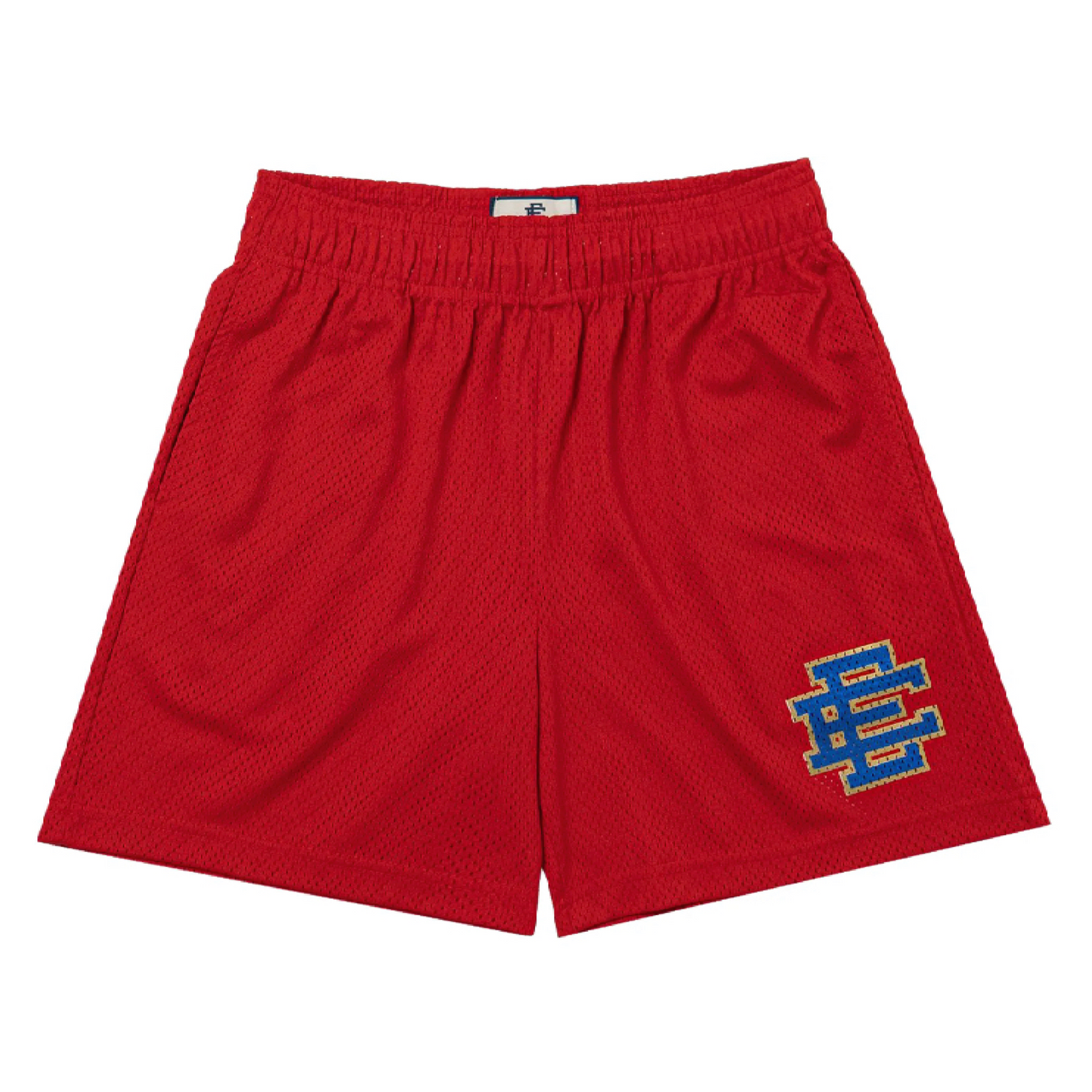 Eric Emanuel Shorts Red Royal Gold