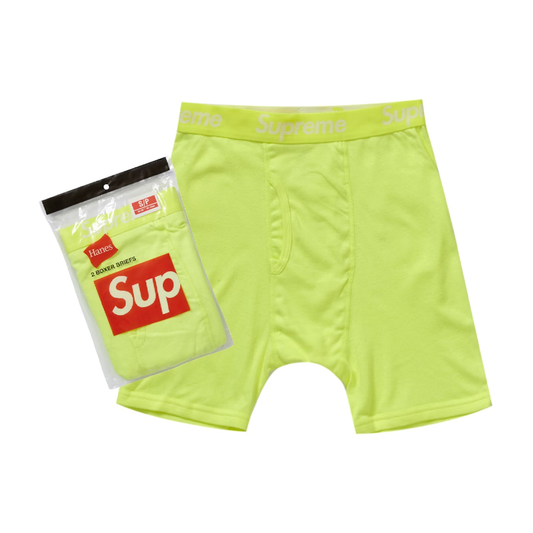 Supreme x Hanes Boxer Brief Neon (SS23)