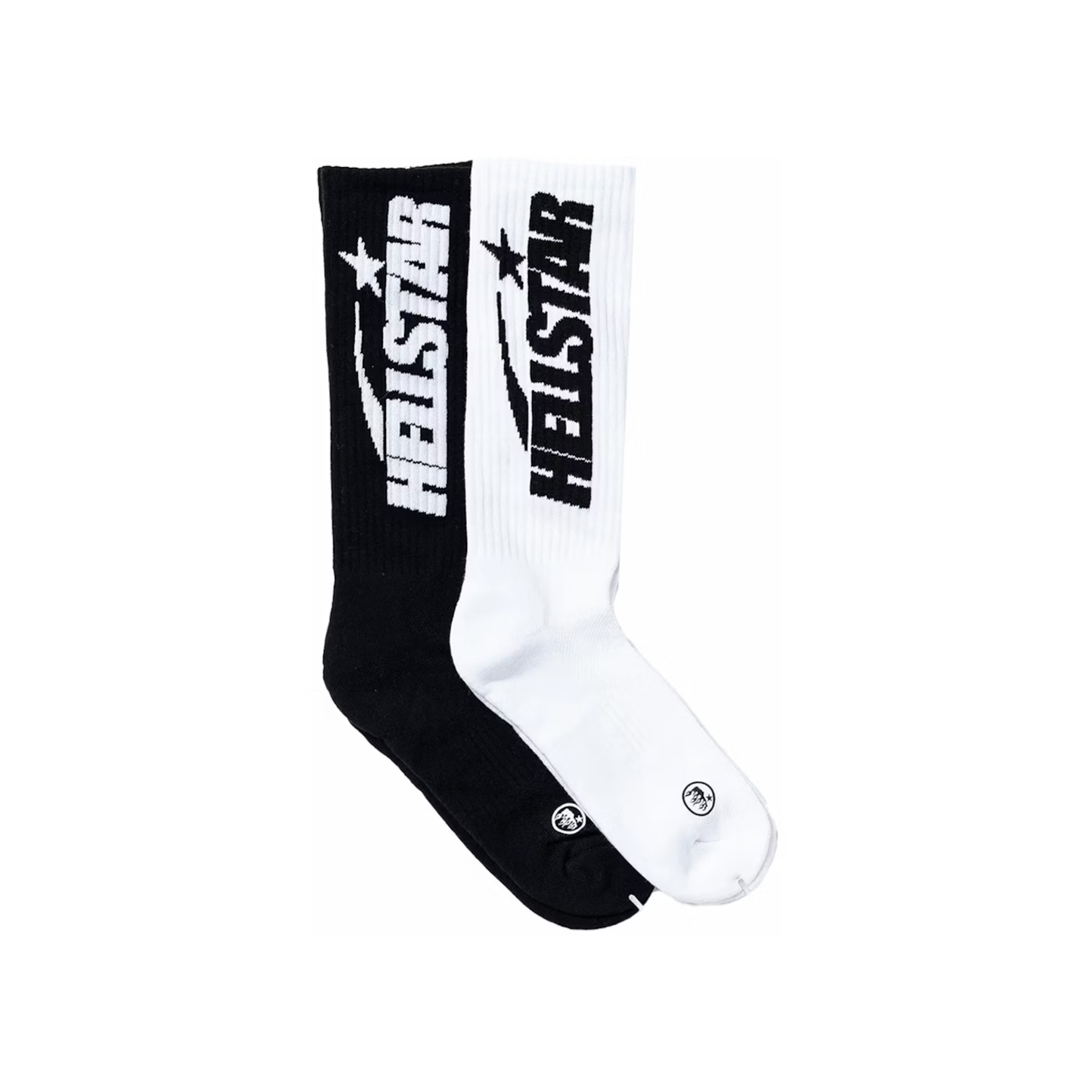 Hellstar Classic Socks White Black 2 pack