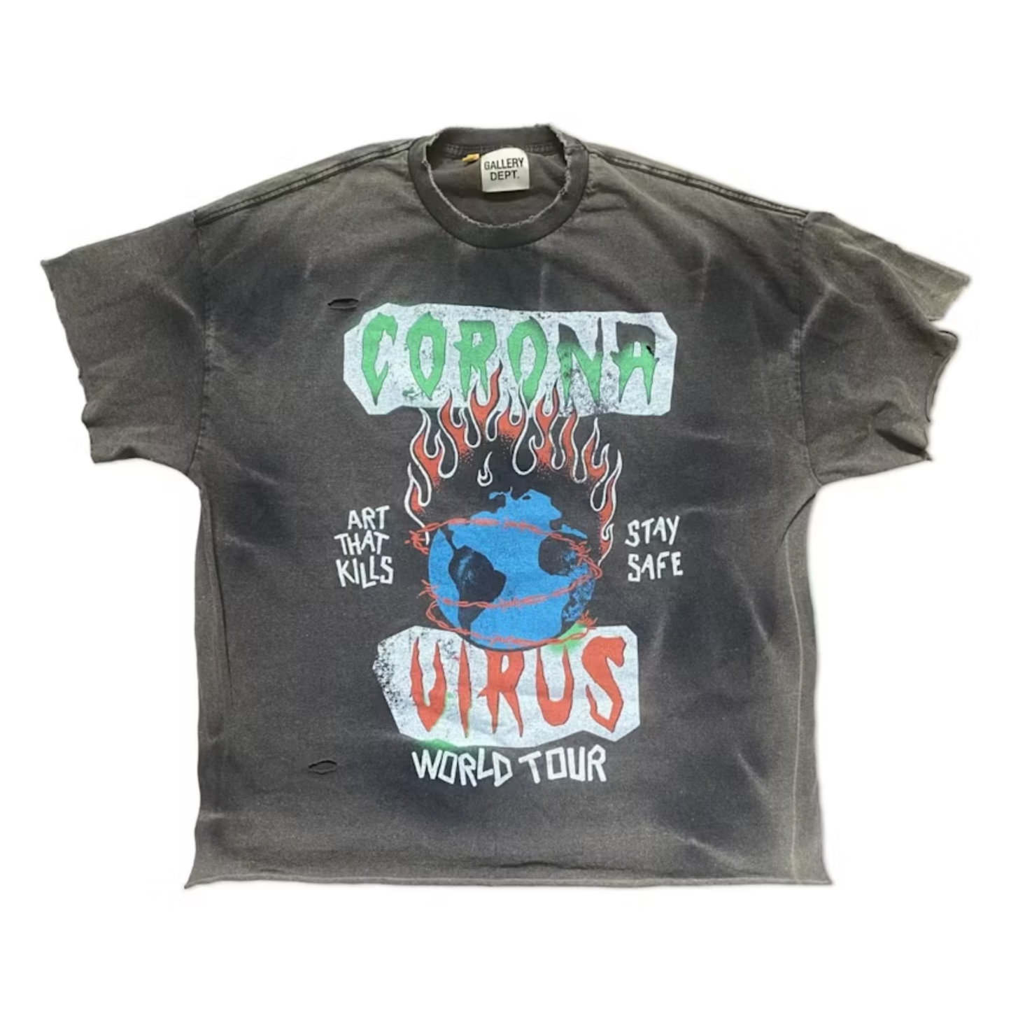 Gallery Dept Corona Virus Black Shirt