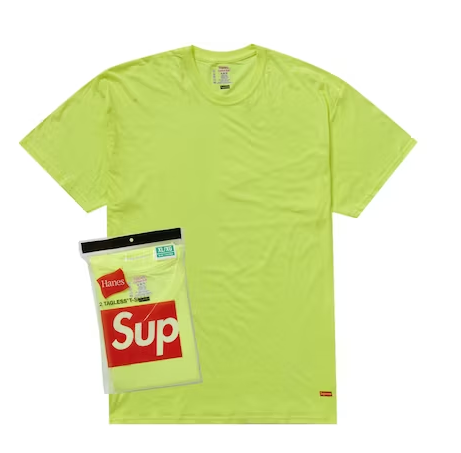 Supreme x Hanes Tagless Crew Tee (SS23)